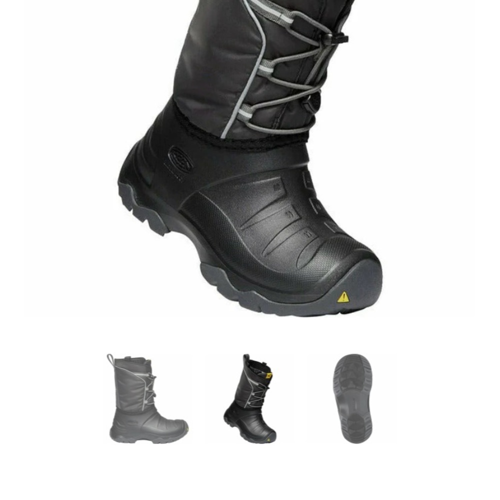 Keen Black and Gray Winter Boots